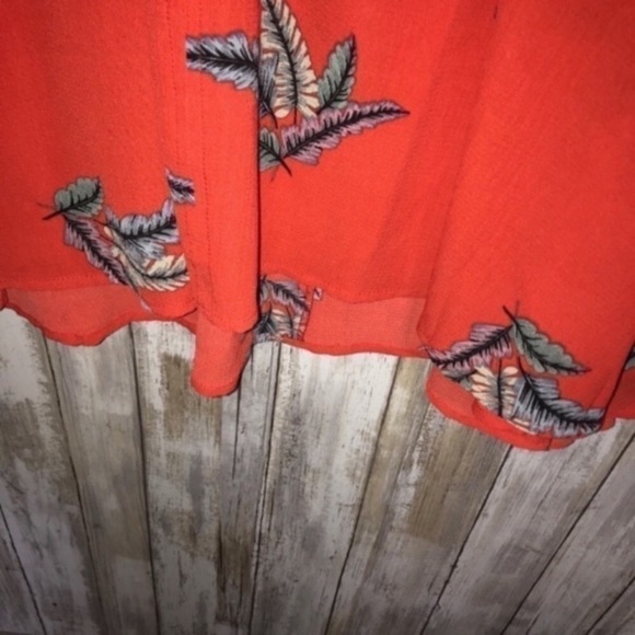 Jodiff Orange Bell Sleeve Dress - Picture 4 of 6